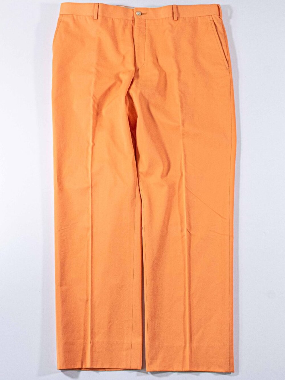 Polo Ralph Lauren Bradford Pants 38x30 Made in Italy Orange Luxury Cotton Chino